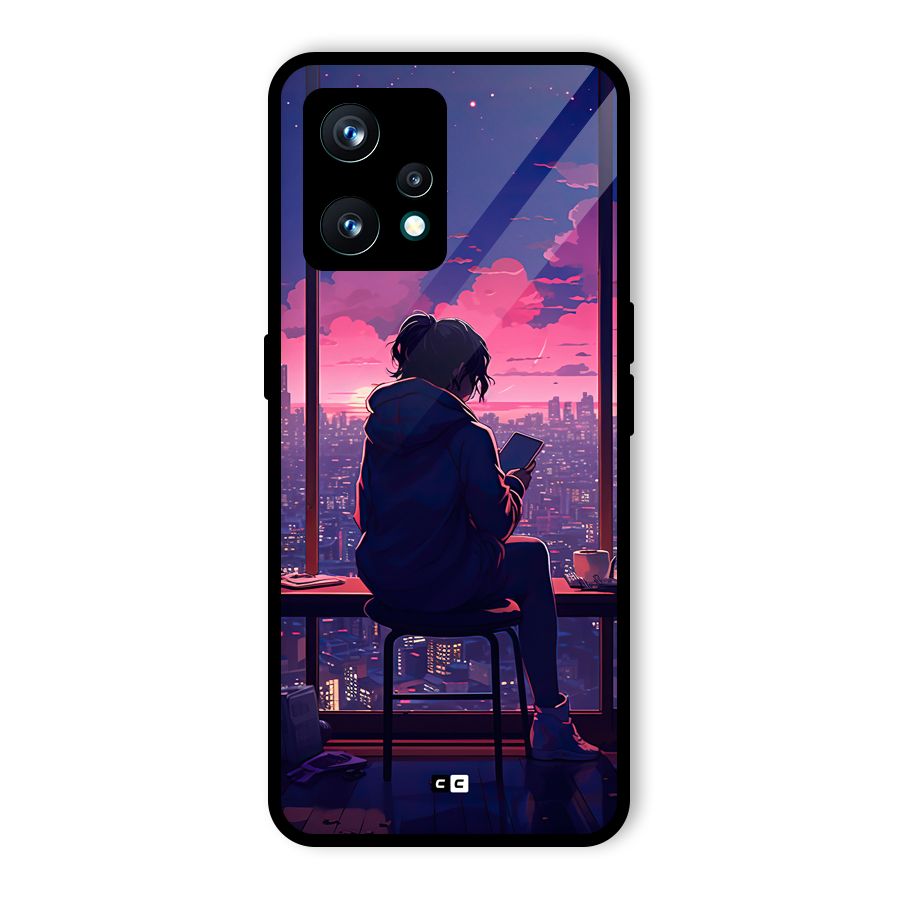 Alone Anime Glass Back Case for Realme 9 Pro Plus 5G