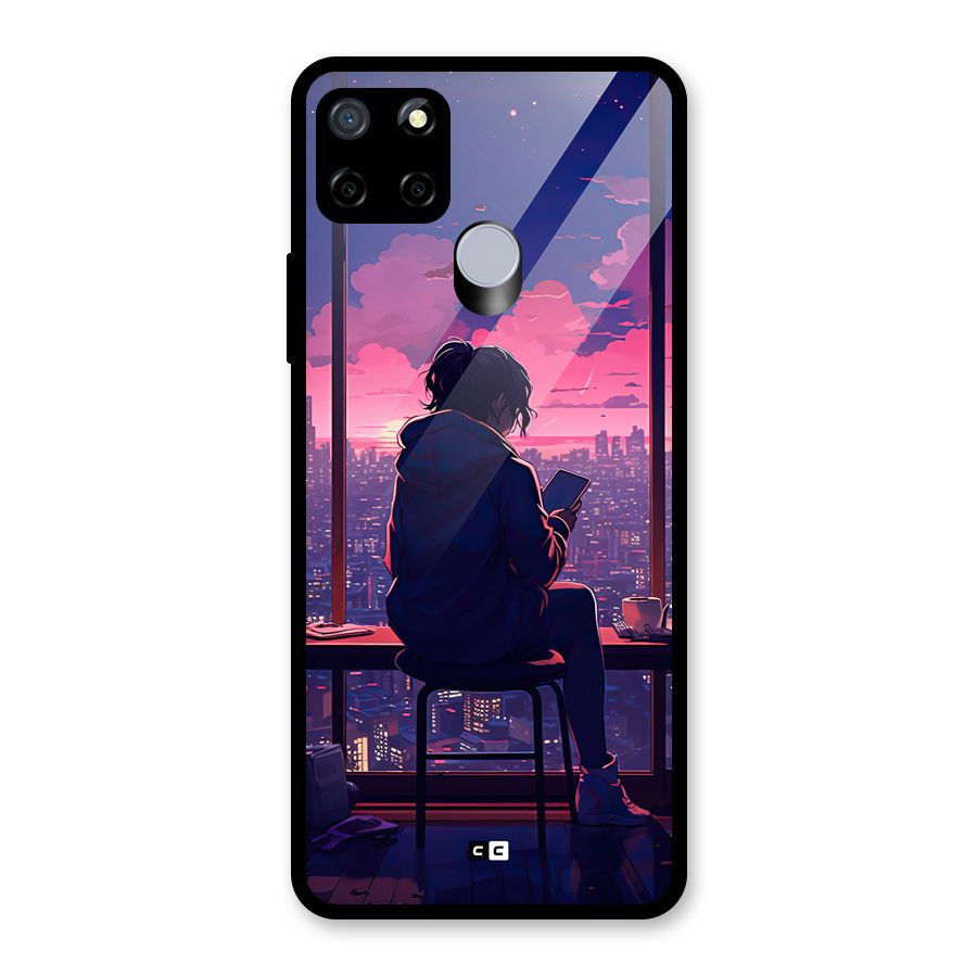 Alone Anime Glass Back Case for Realme C12