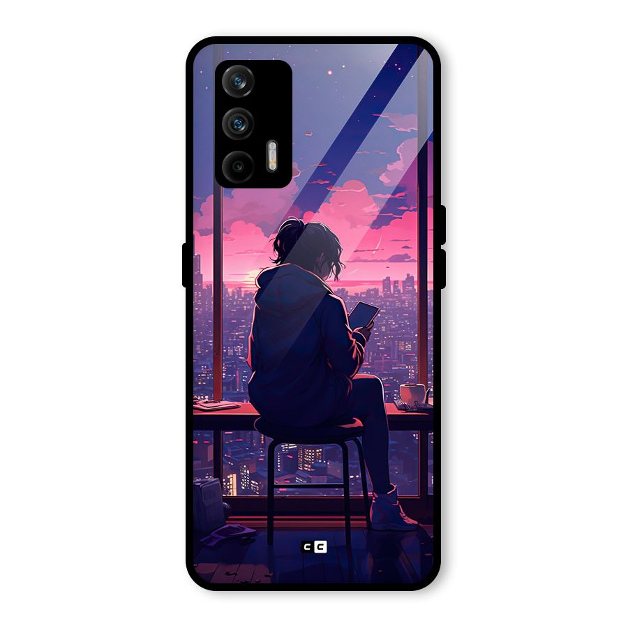 Alone Anime Glass Back Case for Realme GT 5G