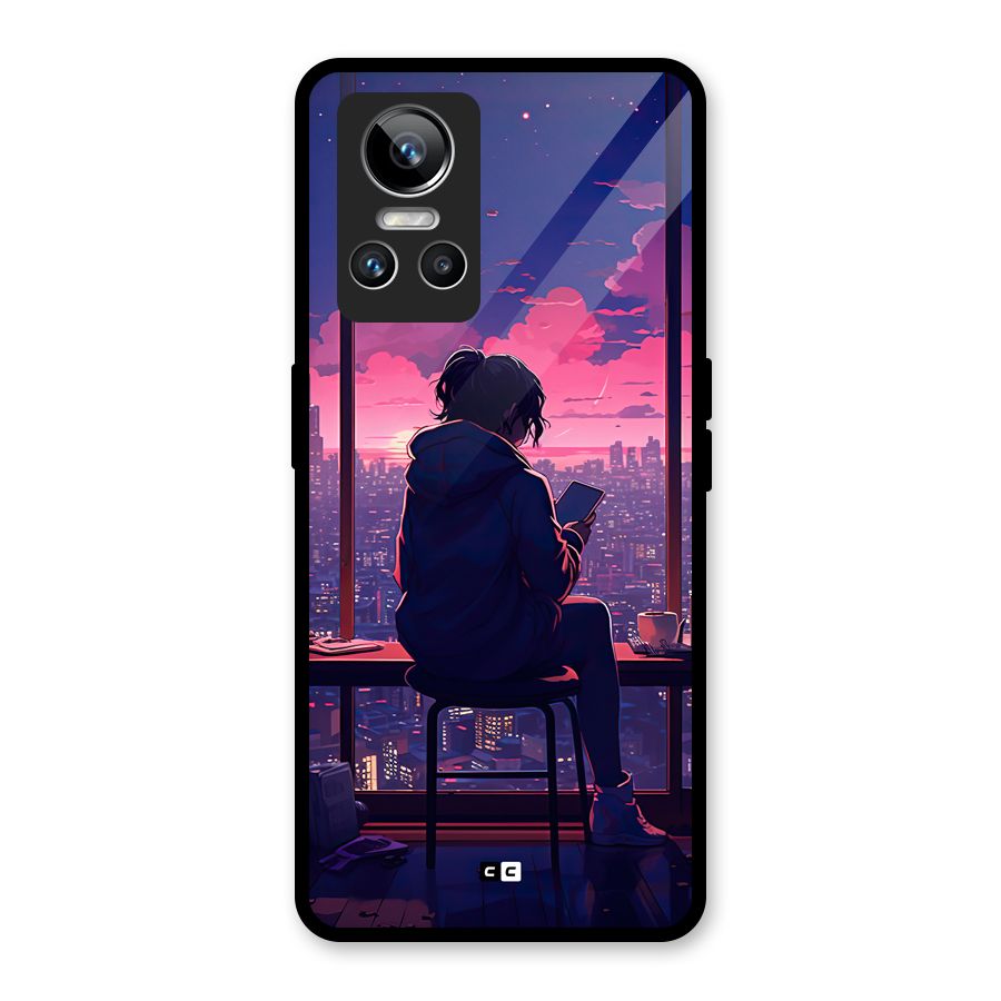 Alone Anime Glass Back Case for Realme GT Neo 3