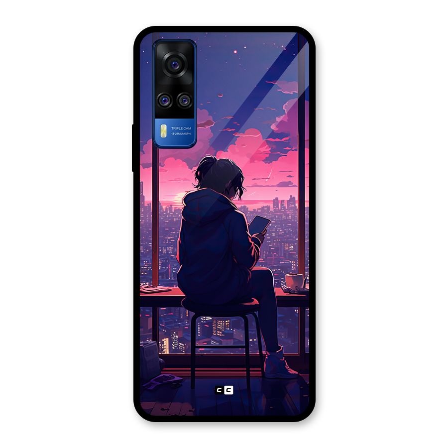 Alone Anime Glass Back Case for Vivo Y31