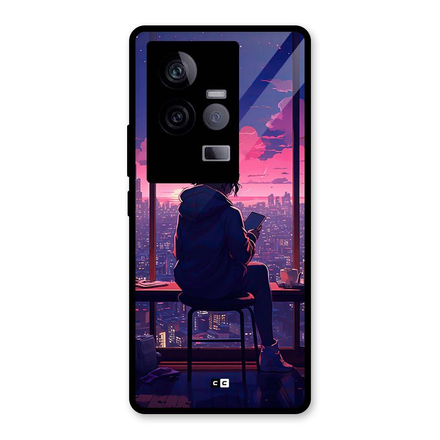 Alone Anime Glass Back Case for Vivo iQOO 11 5G