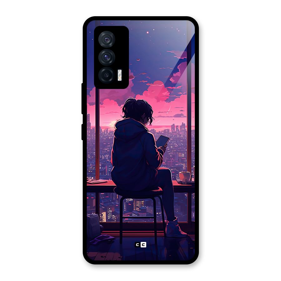 Alone Anime Glass Back Case for Vivo iQOO 7 5G