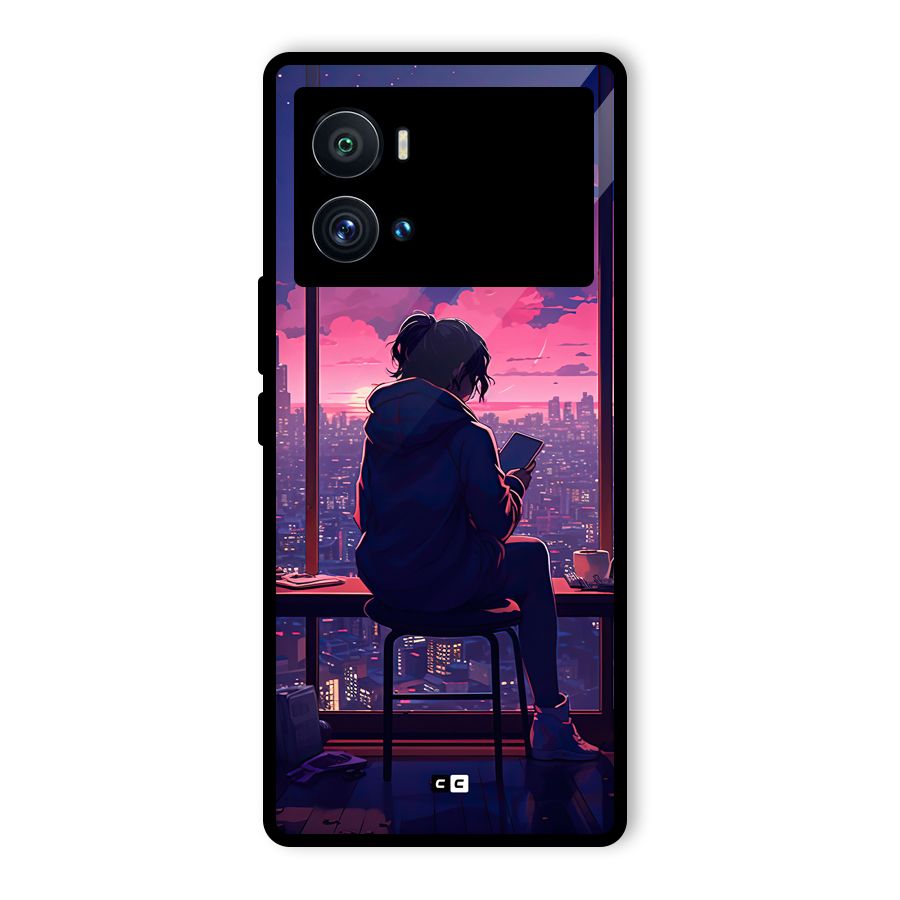 Alone Anime Glass Back Case for Vivo iQOO 9 Pro