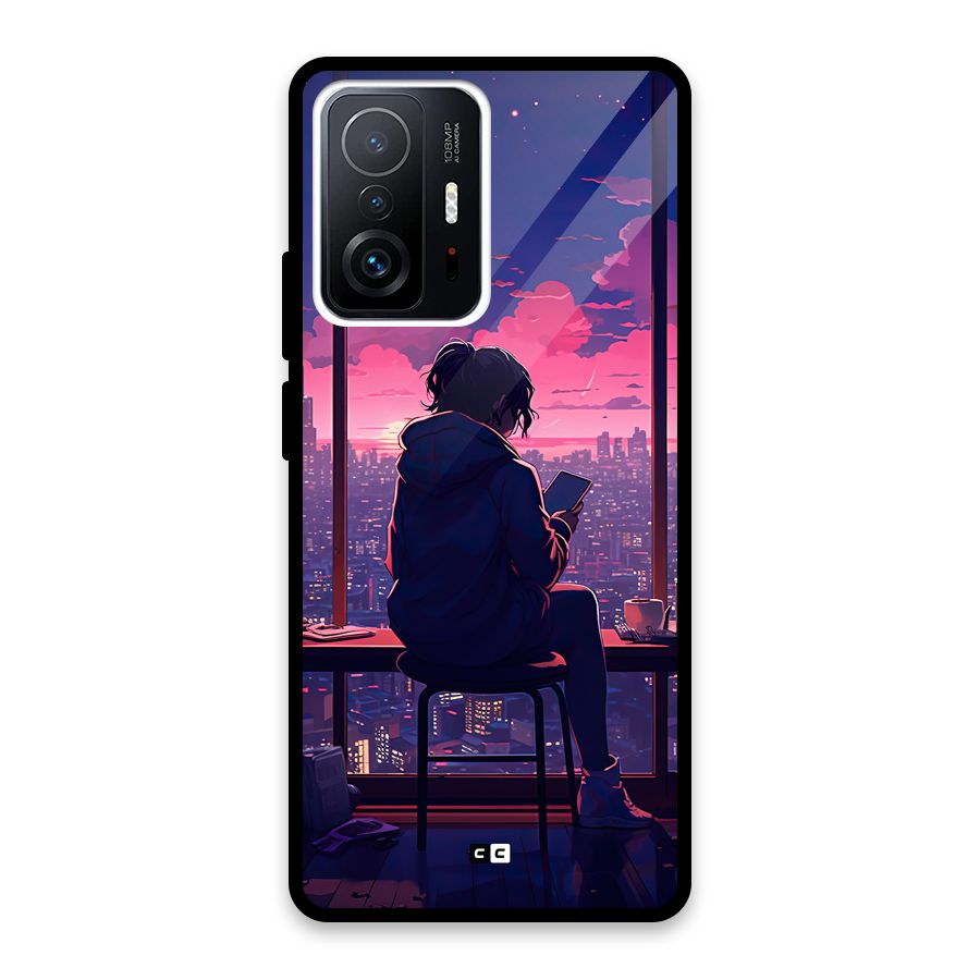 Alone Anime Glass Back Case for Xiaomi 11T Pro