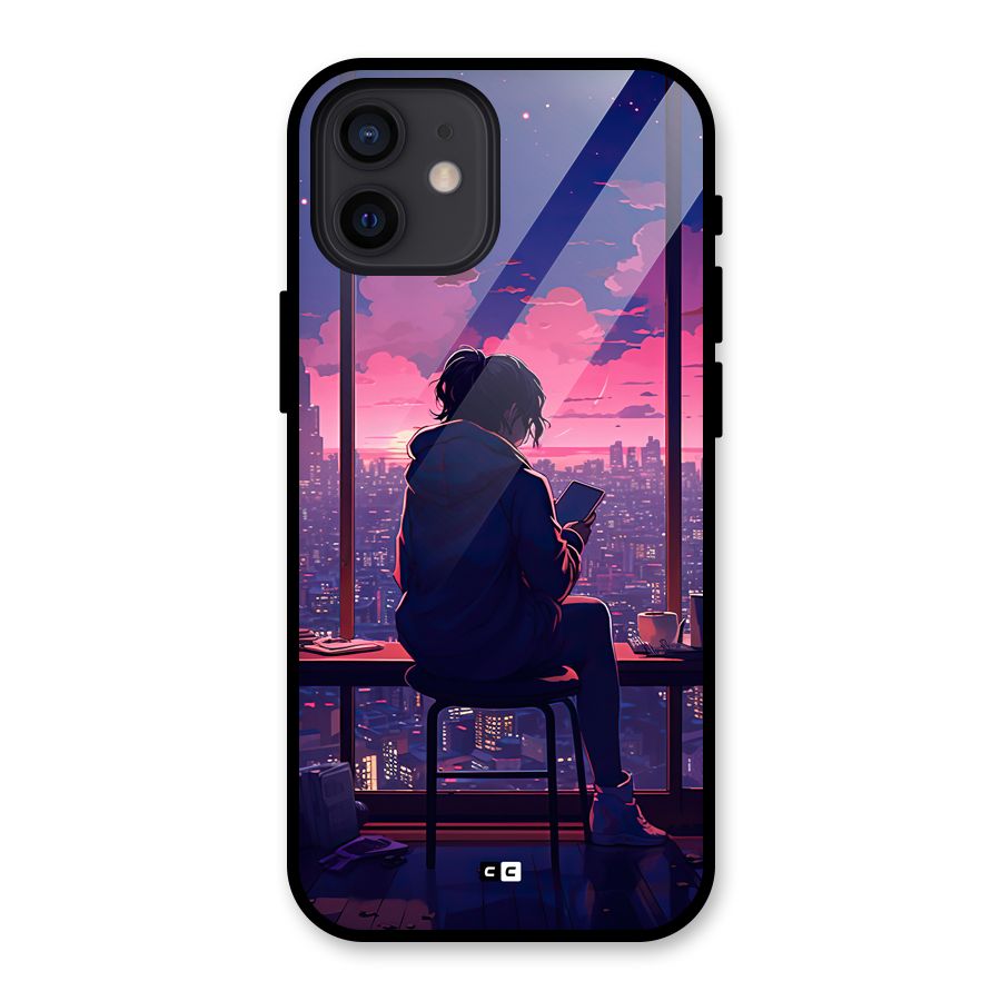 Alone Anime Glass Back Case for iPhone 12