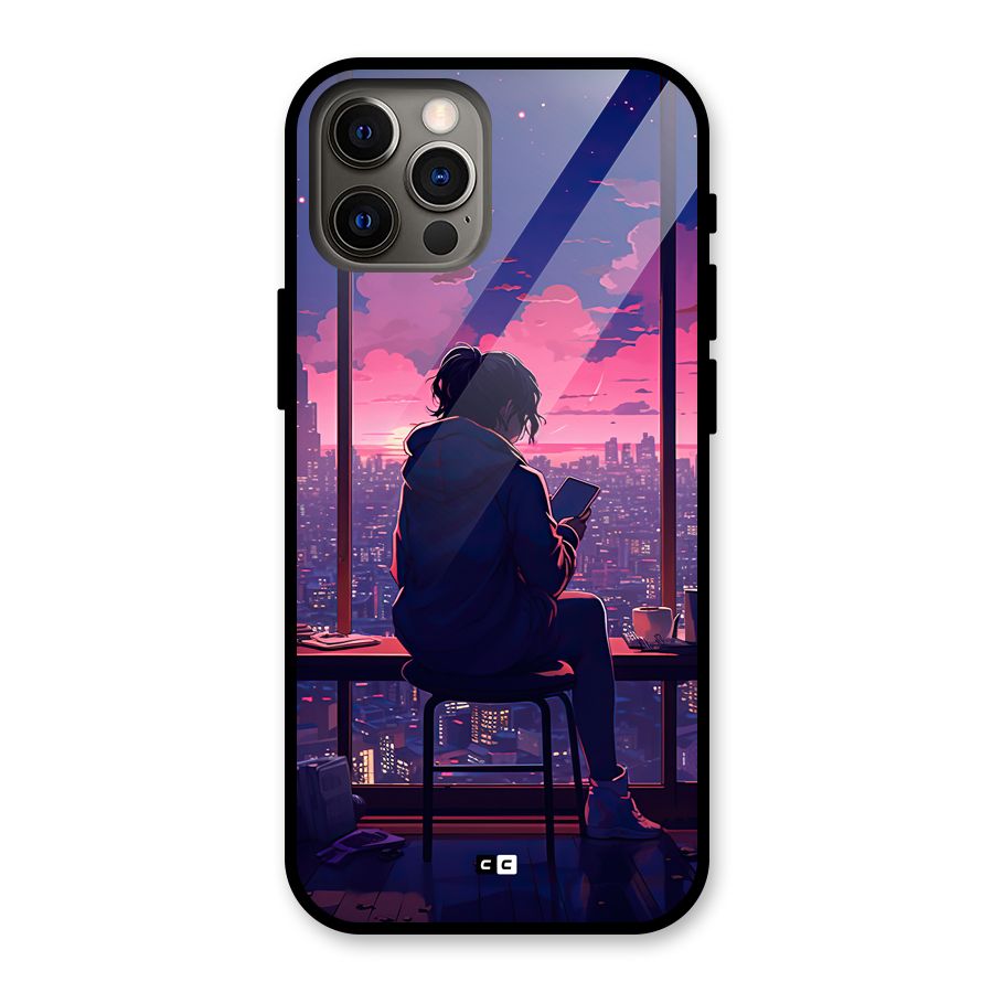 Alone Anime Glass Back Case for iPhone 12 Pro