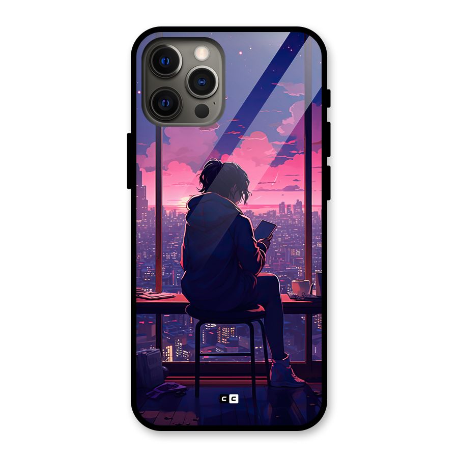 Alone Anime Glass Back Case for iPhone 12 Pro Max
