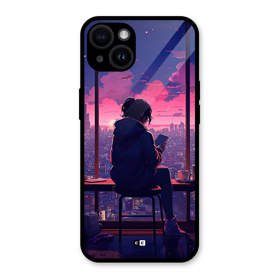 Alone Anime Glass Back Case for iPhone 14