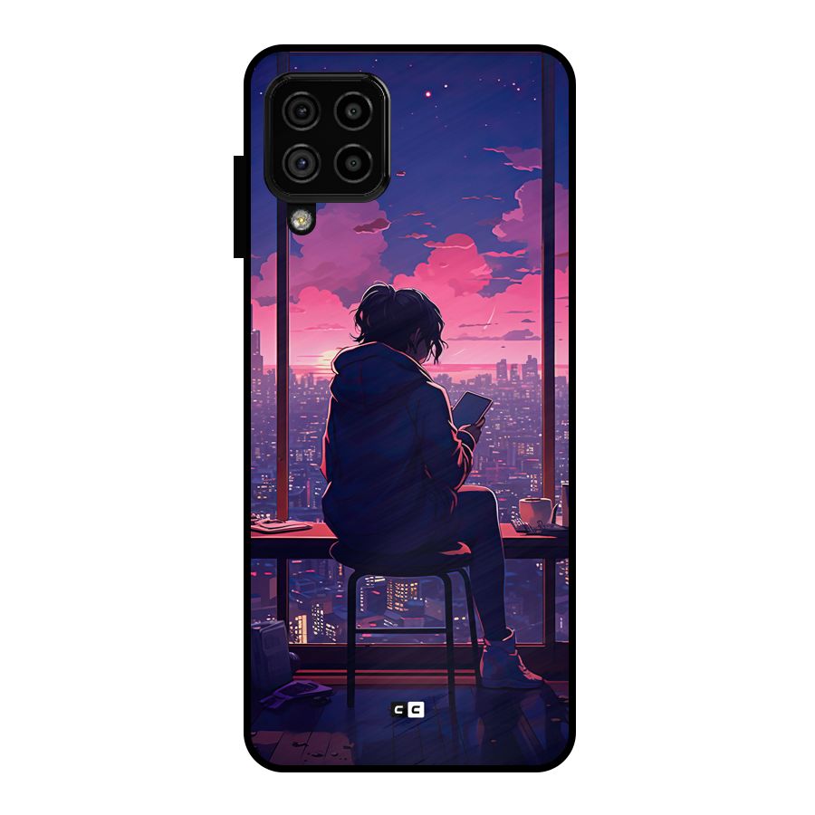 Alone Anime Metal Back Case for Galaxy A22 4G