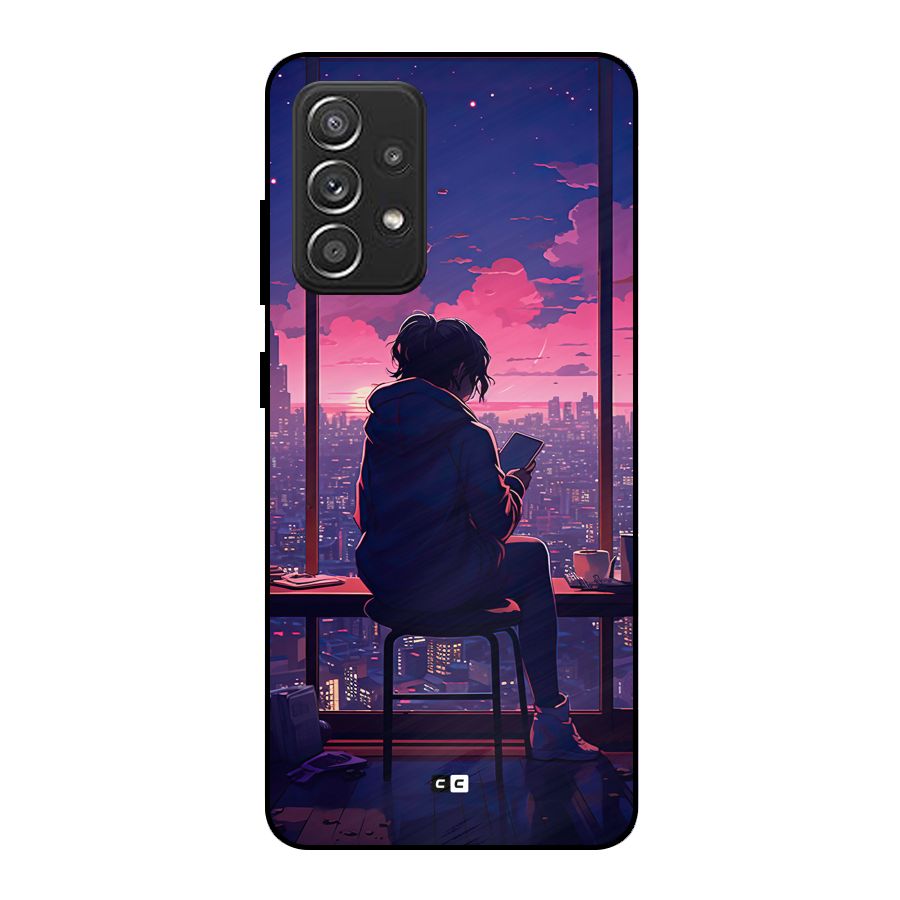 Alone Anime Metal Back Case for Galaxy A52
