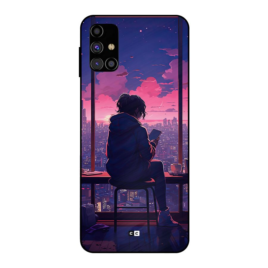 Alone Anime Metal Back Case for Galaxy M31s