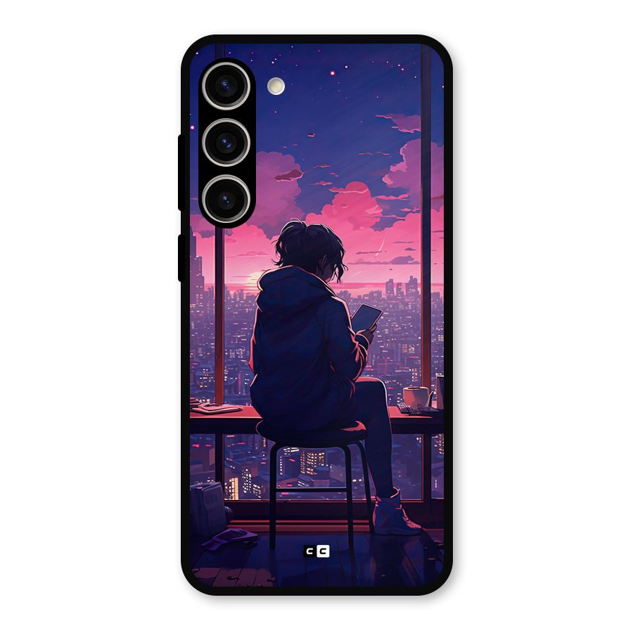 Alone Anime Metal Back Case for Galaxy S23 Plus
