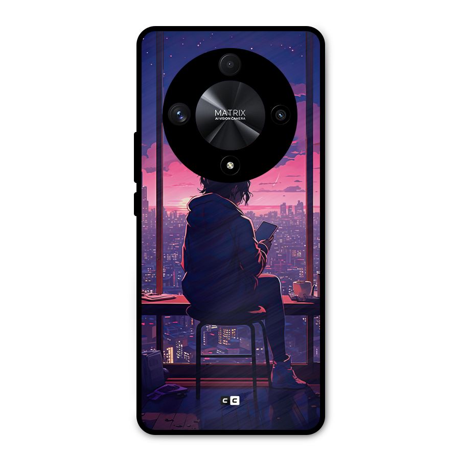 Alone Anime Metal Back Case for Honor X9b