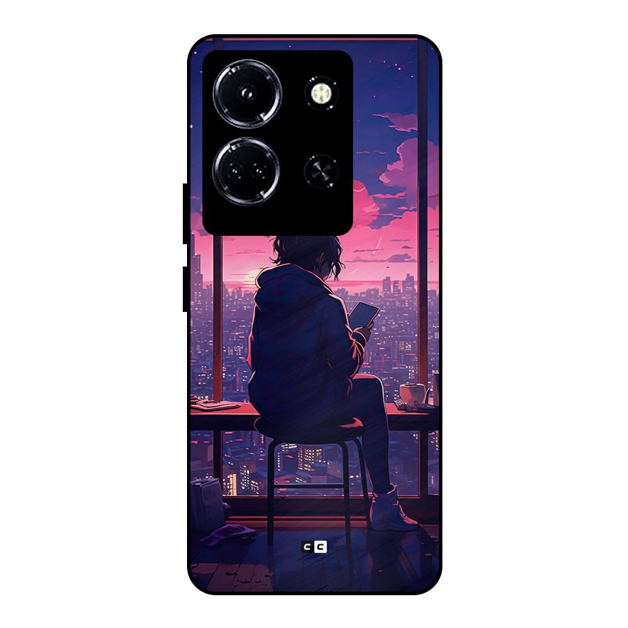 Alone Anime Metal Back Case for Infinix Note 30 5G