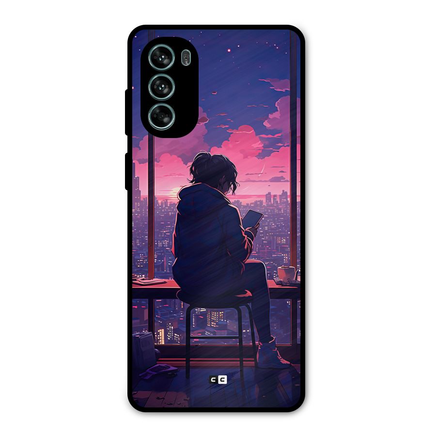 Alone Anime Metal Back Case for Moto G62