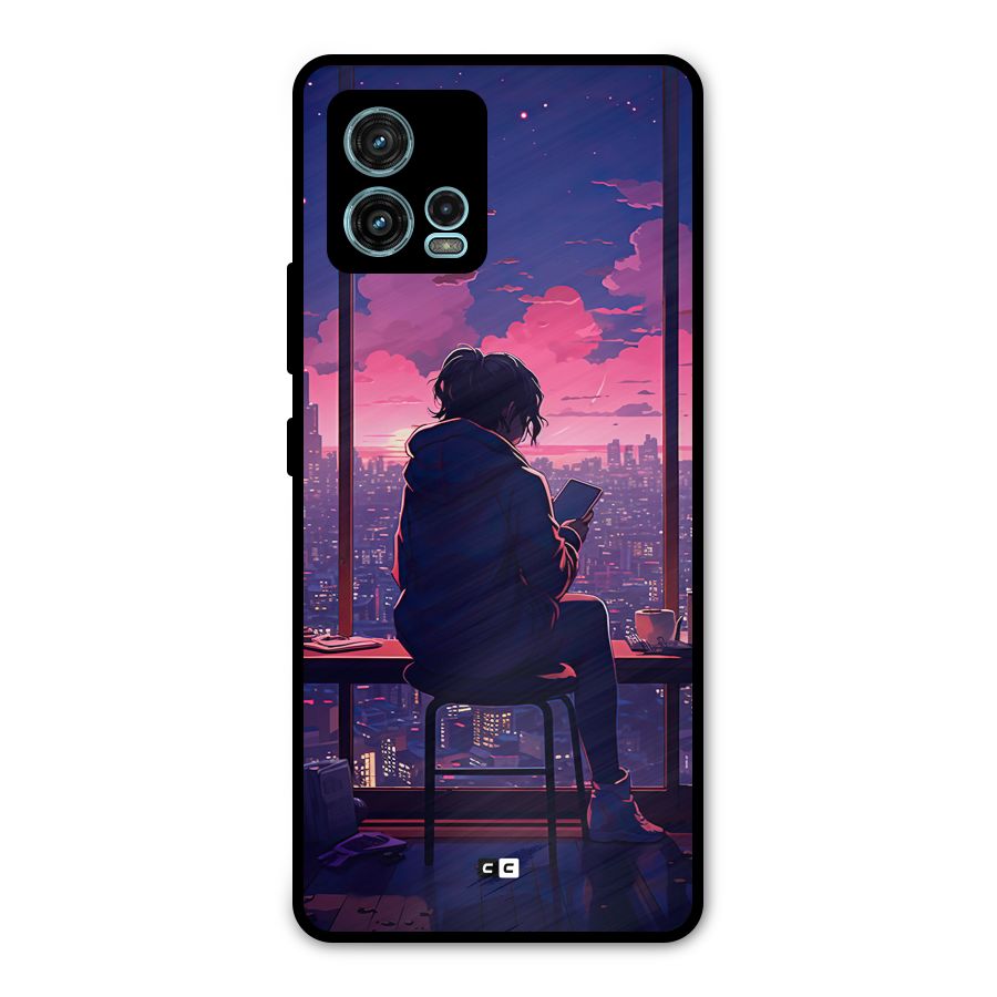 Alone Anime Metal Back Case for Moto G72