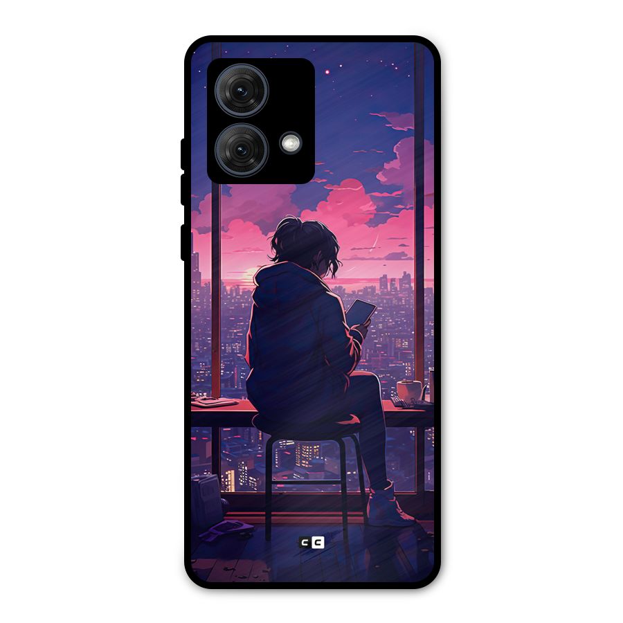 Alone Anime Metal Back Case for Moto G84