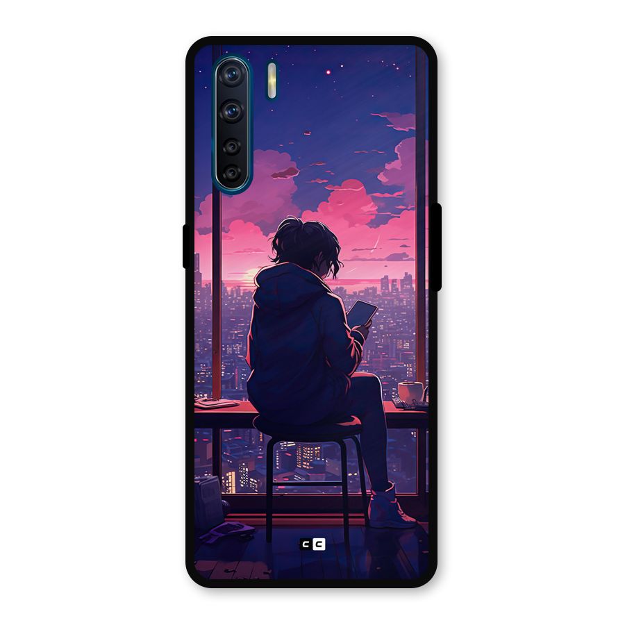 Alone Anime Metal Back Case for Oppo F15