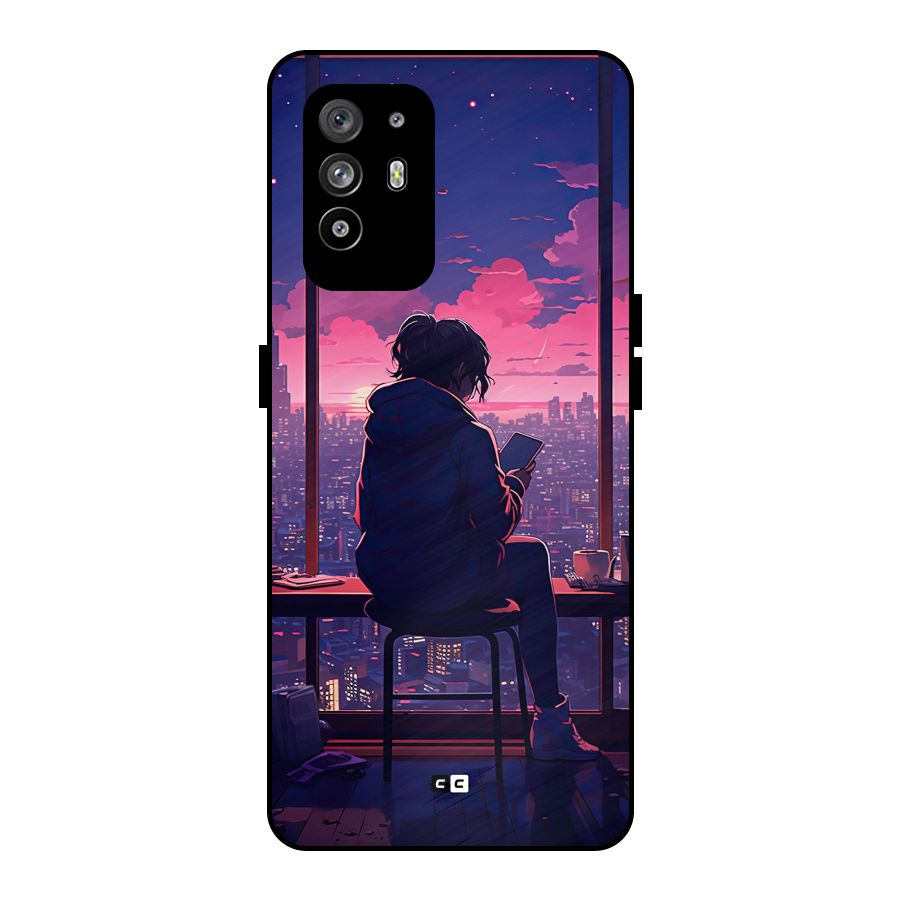 Alone Anime Metal Back Case for Oppo F19 Pro Plus 5G