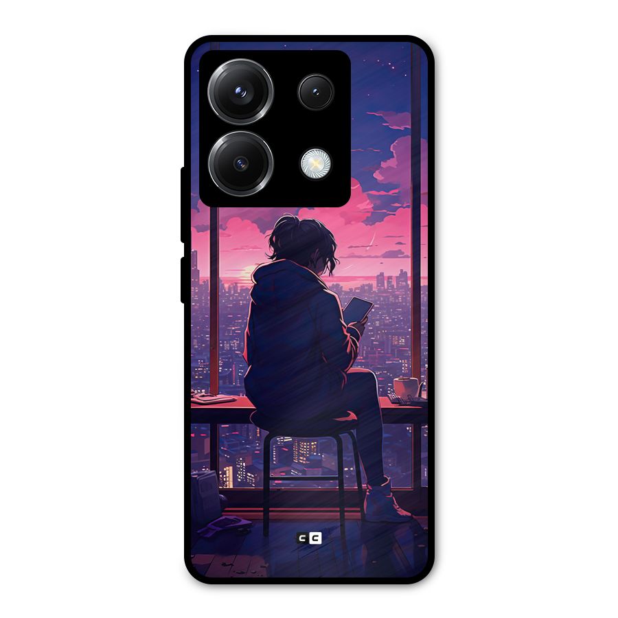 Alone Anime Metal Back Case for Poco X6
