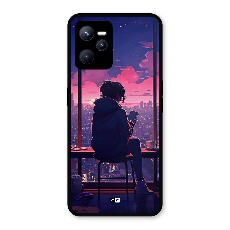 Alone Anime Metal Back Case for Realme C35