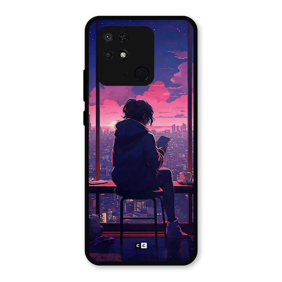 Alone Anime Metal Back Case for Redmi 10 Power