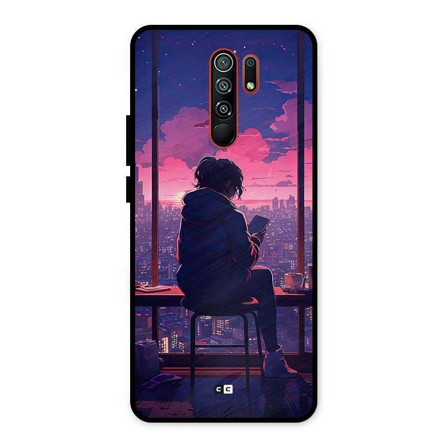 Alone Anime Metal Back Case for Redmi 9 Prime