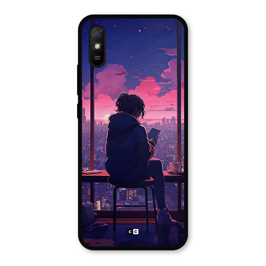 Alone Anime Metal Back Case for Redmi 9a