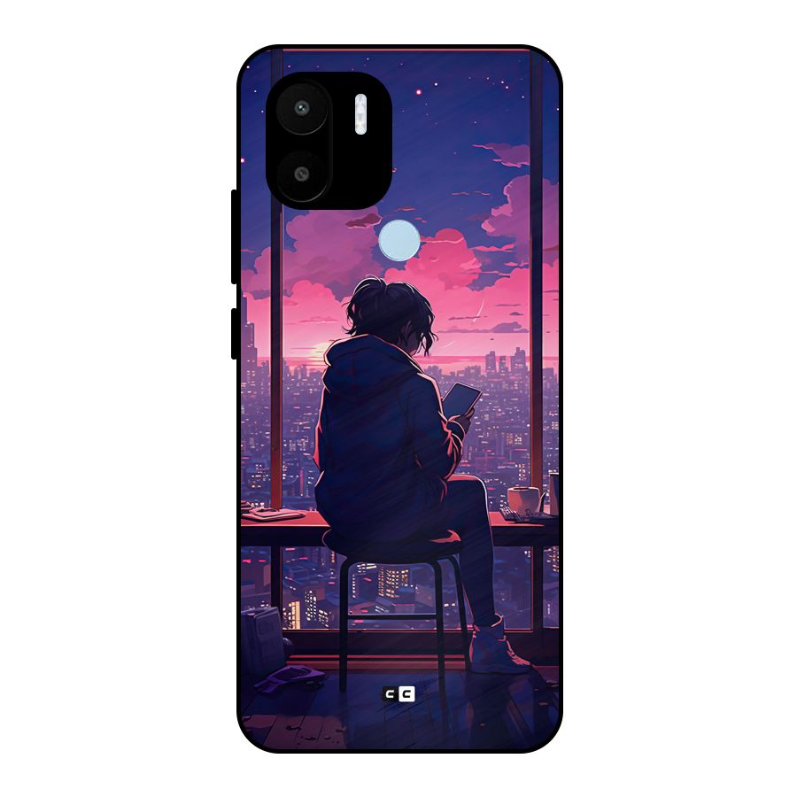 Alone Anime Metal Back Case for Redmi A2 Plus