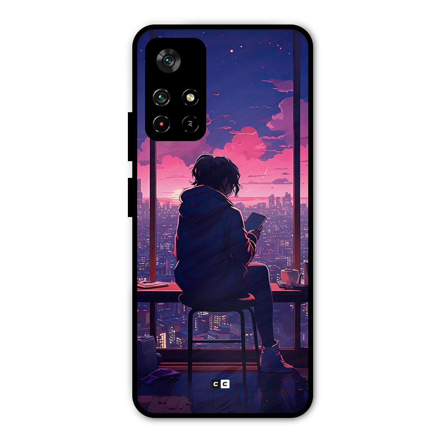 Alone Anime Metal Back Case for Redmi Note 11T 5G