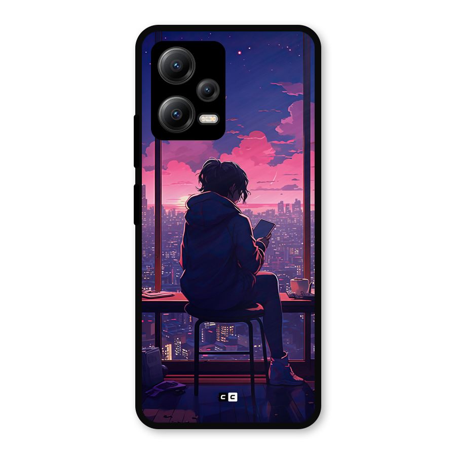 Alone Anime Metal Back Case for Redmi Note 12 5G