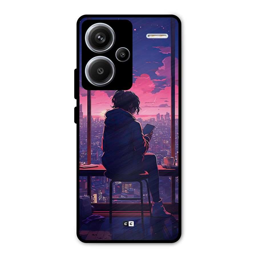 Alone Anime Metal Back Case for Redmi Note 13 Pro Plus