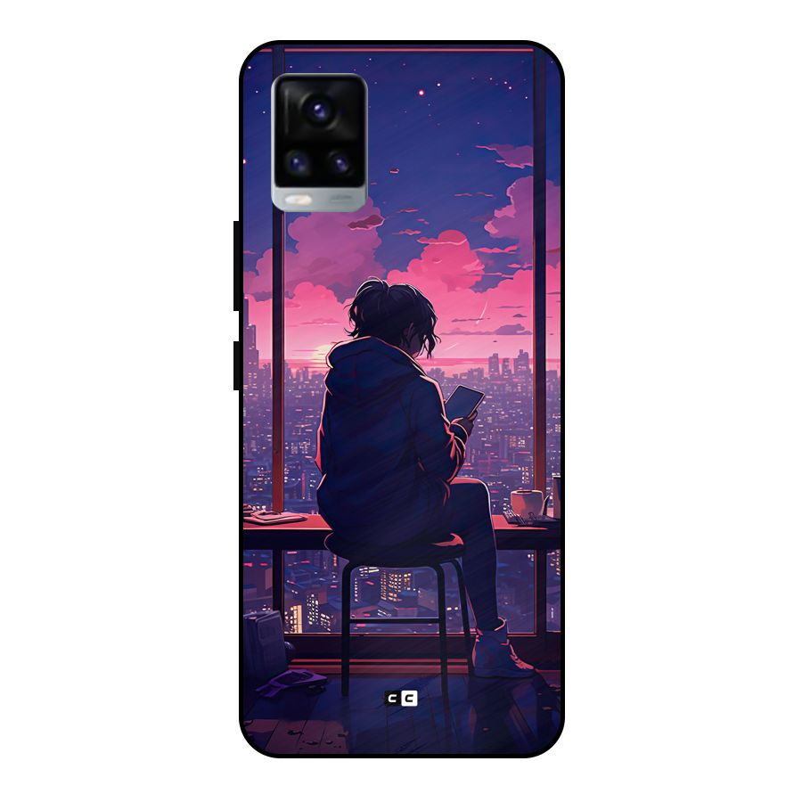 Alone Anime Metal Back Case for Vivo V20 2021