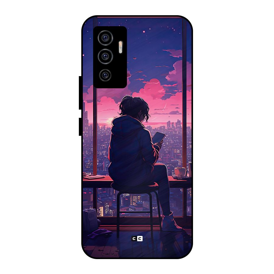 Alone Anime Metal Back Case for Vivo V23e