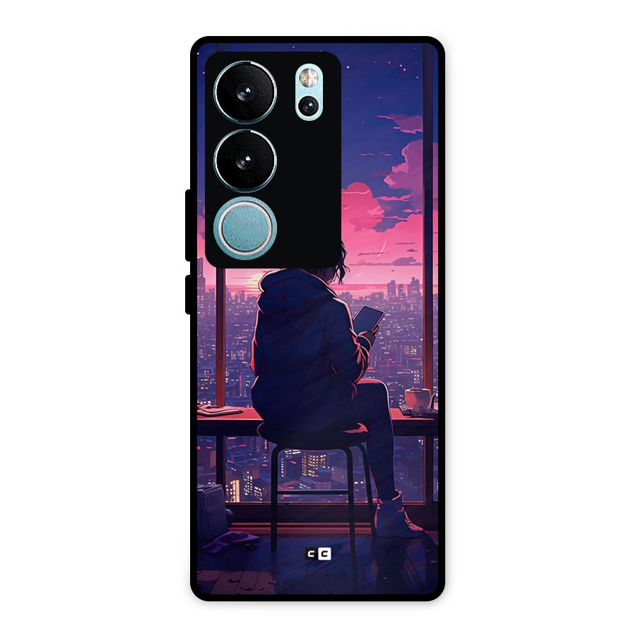 Alone Anime Metal Back Case for Vivo V29