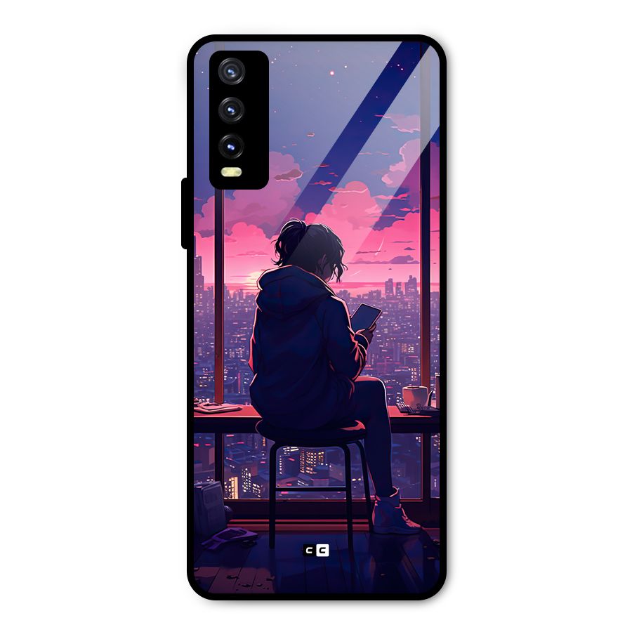Alone Anime Metal Back Case for Vivo Y20g