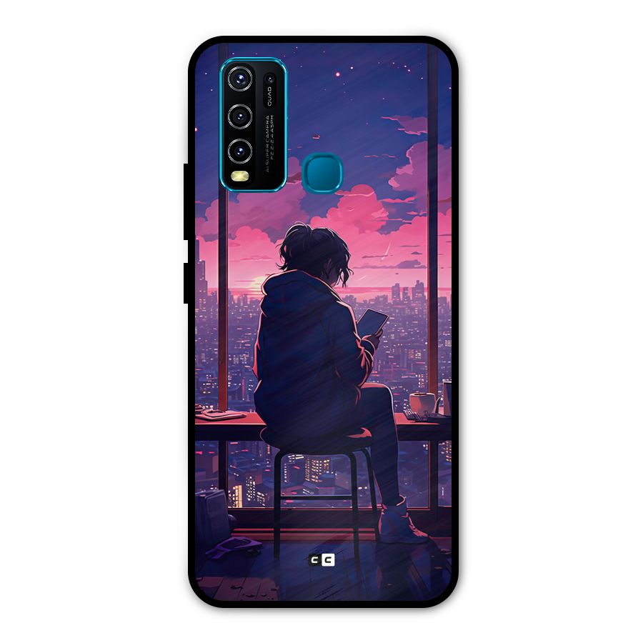 Alone Anime Metal Back Case for Vivo Y30