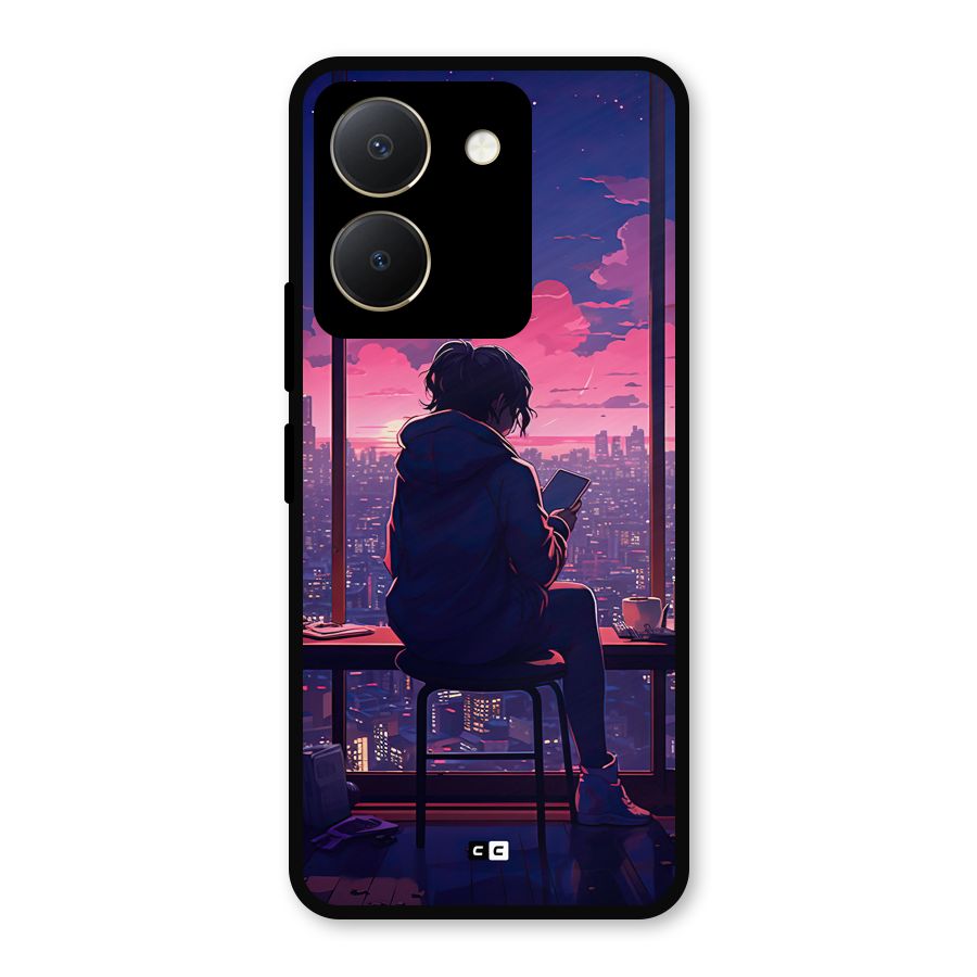 Alone Anime Metal Back Case for Vivo Y36