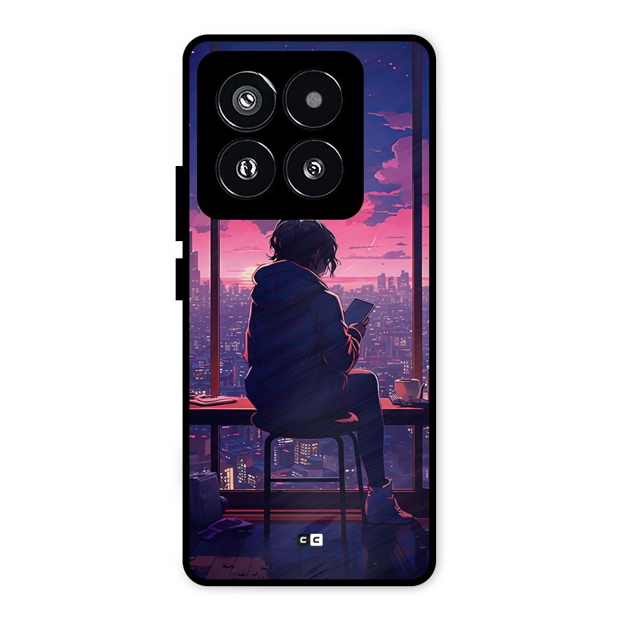 Alone Anime Metal Back Case for Xiaomi 14 Pro