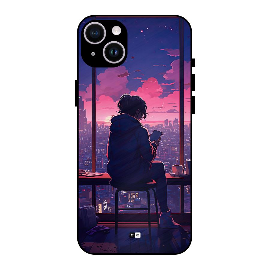Alone Anime Metal Back Case for iPhone 14 Plus