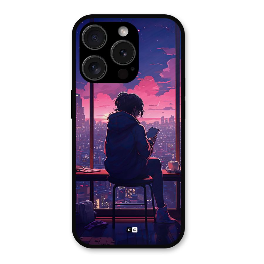 Alone Anime Metal Back Case for iPhone 15 Pro