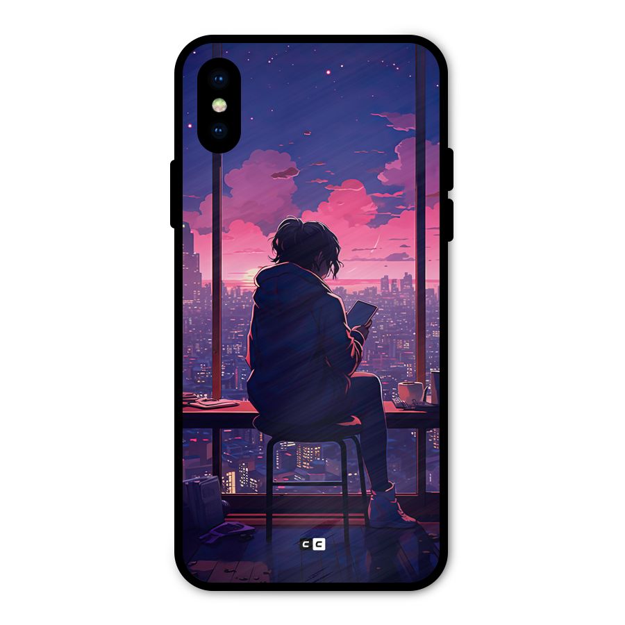 Alone Anime Metal Back Case for iPhone X