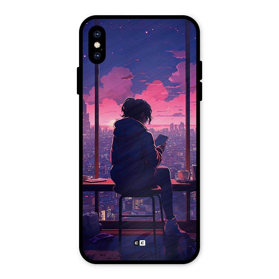 Alone Anime Metal Back Case for iPhone XS Max