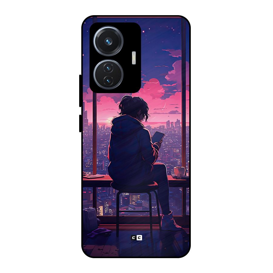 Alone Anime Metal Back Case for iQOO Z6 44W