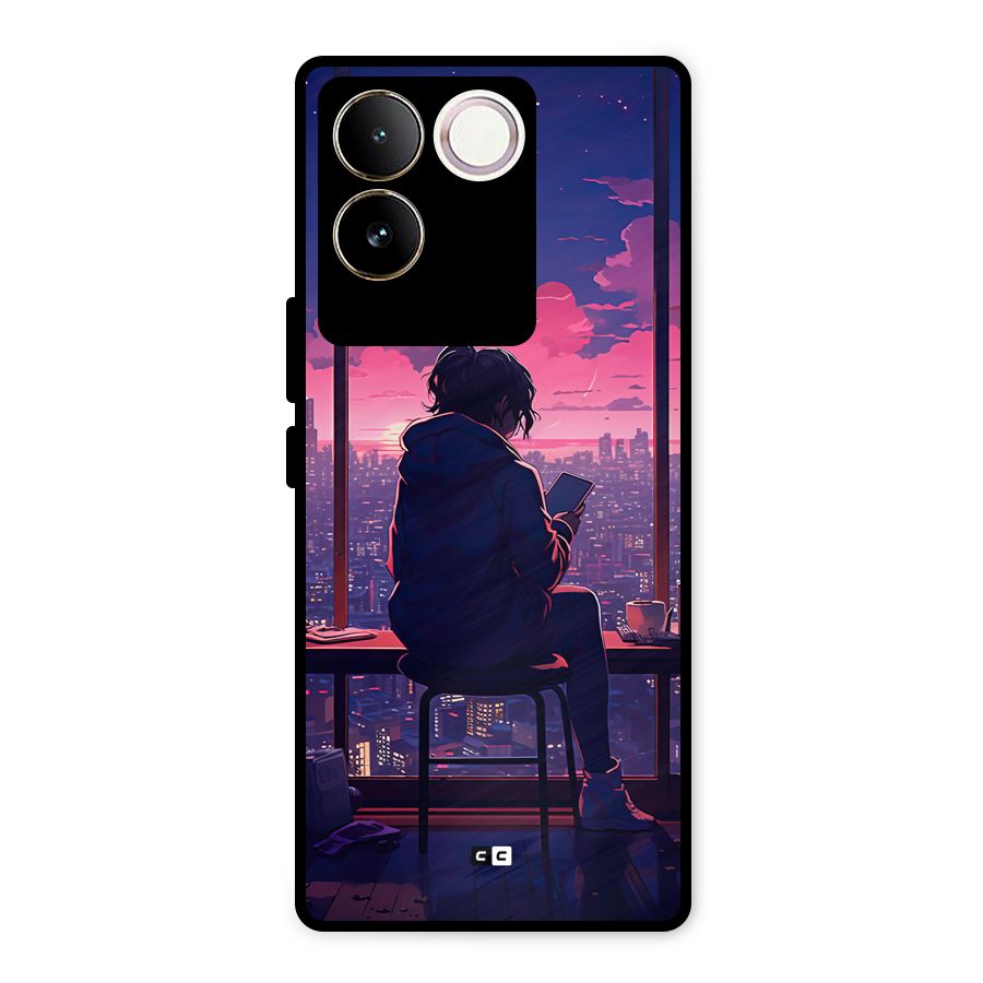 Alone Anime Metal Back Case for iQOO Z7 Pro