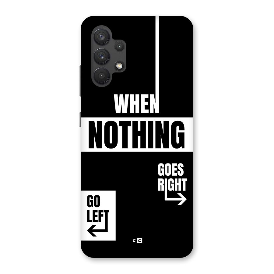 Alternate Plan Back Case for Galaxy A32