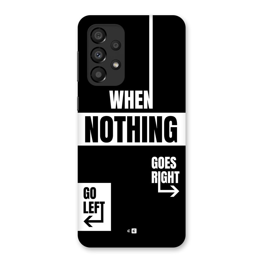 Alternate Plan Back Case for Galaxy A33 5G