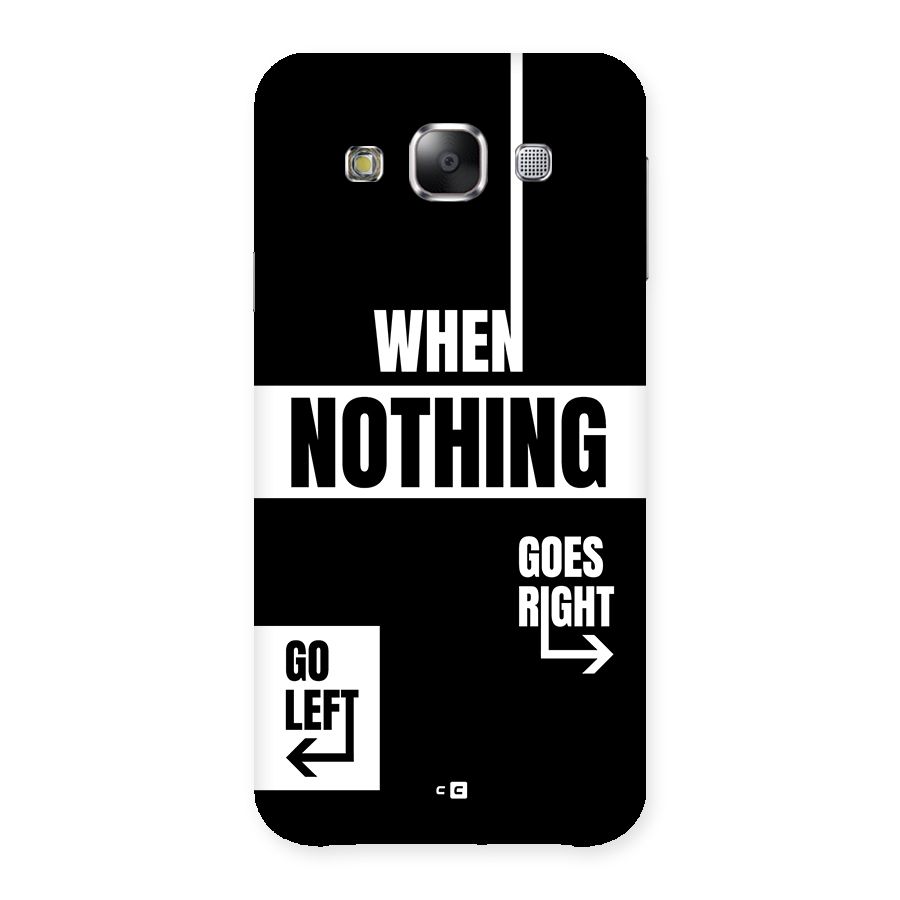 Alternate Plan Back Case for Galaxy E5