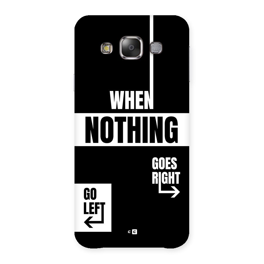 Alternate Plan Back Case for Galaxy E7